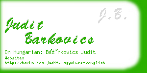 judit barkovics business card